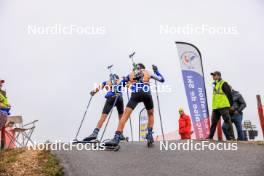 19.10.2024, Arcon, France (FRA): Nicolas Colomban (FRA) - Biathlon Samse Summer Tour, sprint, Arcon (FRA). www.nordicfocus.com. © Manzoni/NordicFocus. Every downloaded picture is fee-liable.