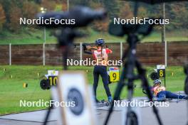 19.10.2024, Arcon, France (FRA): Clemence Lepouriel (FRA) - Biathlon Samse Summer Tour, sprint, Arcon (FRA). www.nordicfocus.com. © Manzoni/NordicFocus. Every downloaded picture is fee-liable.