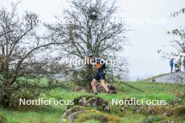 19.10.2024, Arcon, France (FRA): Bastien Descoups (FRA) - Biathlon Samse Summer Tour, sprint, Arcon (FRA). www.nordicfocus.com. © Manzoni/NordicFocus. Every downloaded picture is fee-liable.