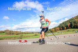 19.10.2024, Arcon, France (FRA): Antoine Morel (FRA) - Biathlon Samse Summer Tour, sprint, Arcon (FRA). www.nordicfocus.com. © Manzoni/NordicFocus. Every downloaded picture is fee-liable.