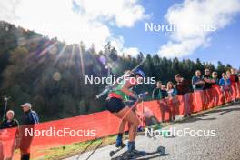 19.10.2024, Arcon, France (FRA): Emma Oustry (FRA) - Biathlon Samse Summer Tour, sprint, Arcon (FRA). www.nordicfocus.com. © Manzoni/NordicFocus. Every downloaded picture is fee-liable.