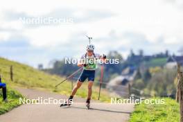 19.10.2024, Arcon, France (FRA): Maxime Germain (USA) - Biathlon Samse Summer Tour, sprint, Arcon (FRA). www.nordicfocus.com. © Manzoni/NordicFocus. Every downloaded picture is fee-liable.