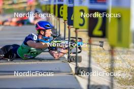 19.10.2024, Arcon, France (FRA): Noe Seigneur (FRA) - Biathlon Samse Summer Tour, sprint, Arcon (FRA). www.nordicfocus.com. © Manzoni/NordicFocus. Every downloaded picture is fee-liable.