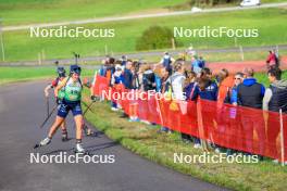 19.10.2024, Arcon, France (FRA): Camille Bened (FRA) - Biathlon Samse Summer Tour, sprint, Arcon (FRA). www.nordicfocus.com. © Manzoni/NordicFocus. Every downloaded picture is fee-liable.