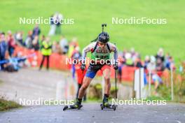 19.10.2024, Arcon, France (FRA): Arnaud Du Pasquier (SUI) - Biathlon Samse Summer Tour, sprint, Arcon (FRA). www.nordicfocus.com. © Manzoni/NordicFocus. Every downloaded picture is fee-liable.