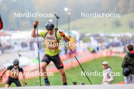 19.10.2024, Arcon, France (FRA): Murray Jacquin (FRA) - Biathlon Samse Summer Tour, sprint, Arcon (FRA). www.nordicfocus.com. © Manzoni/NordicFocus. Every downloaded picture is fee-liable.