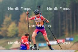 19.10.2024, Arcon, France (FRA): Samuel Morin (FRA) - Biathlon Samse Summer Tour, sprint, Arcon (FRA). www.nordicfocus.com. © Manzoni/NordicFocus. Every downloaded picture is fee-liable.