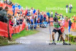 19.10.2024, Arcon, France (FRA): Sebastien Mahon (FRA) - Biathlon Samse Summer Tour, sprint, Arcon (FRA). www.nordicfocus.com. © Manzoni/NordicFocus. Every downloaded picture is fee-liable.