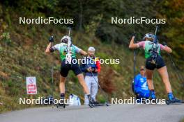 19.10.2024, Arcon, France (FRA): Paula Botet (FRA) - Biathlon Samse Summer Tour, sprint, Arcon (FRA). www.nordicfocus.com. © Manzoni/NordicFocus. Every downloaded picture is fee-liable.