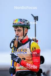 19.10.2024, Arcon, France (FRA): Fynn Langer (BEL) - Biathlon Samse Summer Tour, sprint, Arcon (FRA). www.nordicfocus.com. © Manzoni/NordicFocus. Every downloaded picture is fee-liable.