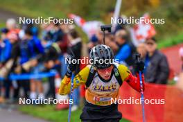 19.10.2024, Arcon, France (FRA): Louis Bastin (BEL) - Biathlon Samse Summer Tour, sprint, Arcon (FRA). www.nordicfocus.com. © Manzoni/NordicFocus. Every downloaded picture is fee-liable.