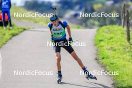 19.10.2024, Arcon, France (FRA): Guillaume Poirot (FRA) - Biathlon Samse Summer Tour, sprint, Arcon (FRA). www.nordicfocus.com. © Manzoni/NordicFocus. Every downloaded picture is fee-liable.