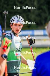 19.10.2024, Arcon, France (FRA): Fabien Claude (FRA) - Biathlon Samse Summer Tour, sprint, Arcon (FRA). www.nordicfocus.com. © Manzoni/NordicFocus. Every downloaded picture is fee-liable.