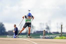 19.10.2024, Arcon, France (FRA): Oscar Lombardot (FRA) - Biathlon Samse Summer Tour, sprint, Arcon (FRA). www.nordicfocus.com. © Manzoni/NordicFocus. Every downloaded picture is fee-liable.