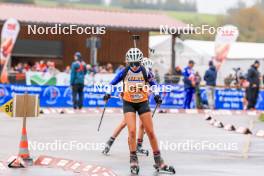 19.10.2024, Arcon, France (FRA): Melina Caldara (FRA) - Biathlon Samse Summer Tour, sprint, Arcon (FRA). www.nordicfocus.com. © Manzoni/NordicFocus. Every downloaded picture is fee-liable.