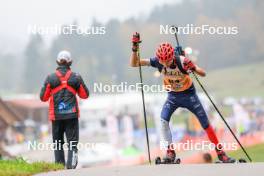 19.10.2024, Arcon, France (FRA): Matthieu Vivas Cassignol (FRA) - Biathlon Samse Summer Tour, sprint, Arcon (FRA). www.nordicfocus.com. © Manzoni/NordicFocus. Every downloaded picture is fee-liable.