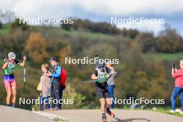 19.10.2024, Arcon, France (FRA): Marius Thiriat (FRA) - Biathlon Samse Summer Tour, sprint, Arcon (FRA). www.nordicfocus.com. © Manzoni/NordicFocus. Every downloaded picture is fee-liable.