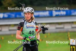 19.10.2024, Arcon, France (FRA): Eve Bouvard (BEL) - Biathlon Samse Summer Tour, sprint, Arcon (FRA). www.nordicfocus.com. © Manzoni/NordicFocus. Every downloaded picture is fee-liable.