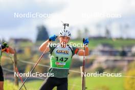 19.10.2024, Arcon, France (FRA): Fabien Claude (FRA) - Biathlon Samse Summer Tour, sprint, Arcon (FRA). www.nordicfocus.com. © Manzoni/NordicFocus. Every downloaded picture is fee-liable.