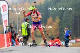 19.10.2024, Arcon, France (FRA): Gaston Creuzet (FRA) - Biathlon Samse Summer Tour, sprint, Arcon (FRA). www.nordicfocus.com. © Manzoni/NordicFocus. Every downloaded picture is fee-liable.