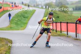 19.10.2024, Arcon, France (FRA): Murray Jacquin (FRA) - Biathlon Samse Summer Tour, sprint, Arcon (FRA). www.nordicfocus.com. © Manzoni/NordicFocus. Every downloaded picture is fee-liable.