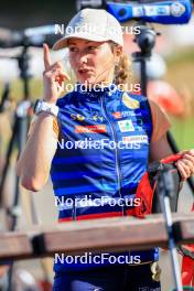 19.10.2024, Arcon, France (FRA): Chloe Chevalier (FRA) - Biathlon Samse Summer Tour, sprint, Arcon (FRA). www.nordicfocus.com. © Manzoni/NordicFocus. Every downloaded picture is fee-liable.