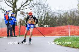 19.10.2024, Arcon, France (FRA): Mahe Balland (FRA) - Biathlon Samse Summer Tour, sprint, Arcon (FRA). www.nordicfocus.com. © Manzoni/NordicFocus. Every downloaded picture is fee-liable.