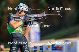 19.10.2024, Arcon, France (FRA): Edgar Geny (FRA) - Biathlon Samse Summer Tour, sprint, Arcon (FRA). www.nordicfocus.com. © Manzoni/NordicFocus. Every downloaded picture is fee-liable.