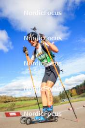 19.10.2024, Arcon, France (FRA): Axel Berrez Portier (FRA) - Biathlon Samse Summer Tour, sprint, Arcon (FRA). www.nordicfocus.com. © Manzoni/NordicFocus. Every downloaded picture is fee-liable.