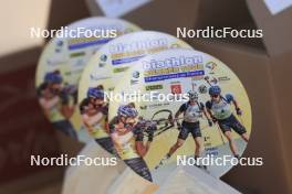 19.10.2024, Arcon, France (FRA): Event Feature: The OC trophies for the national champions - Biathlon Samse Summer Tour, sprint, Arcon (FRA). www.nordicfocus.com. © Manzoni/NordicFocus. Every downloaded picture is fee-liable.