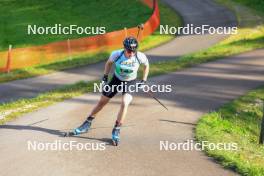 19.10.2024, Arcon, France (FRA): Sandro Bovisi (SUI) - Biathlon Samse Summer Tour, sprint, Arcon (FRA). www.nordicfocus.com. © Manzoni/NordicFocus. Every downloaded picture is fee-liable.