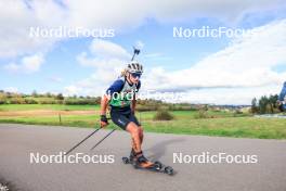 19.10.2024, Arcon, France (FRA): Cyprien Mermillod Blardet (FRA) - Biathlon Samse Summer Tour, sprint, Arcon (FRA). www.nordicfocus.com. © Manzoni/NordicFocus. Every downloaded picture is fee-liable.