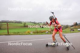 19.10.2024, Arcon, France (FRA): Clemence Morel (FRA) - Biathlon Samse Summer Tour, sprint, Arcon (FRA). www.nordicfocus.com. © Manzoni/NordicFocus. Every downloaded picture is fee-liable.