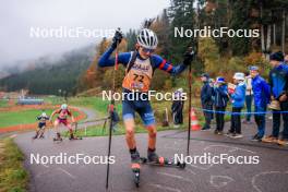 19.10.2024, Arcon, France (FRA): Sacha Fleury (FRA) - Biathlon Samse Summer Tour, sprint, Arcon (FRA). www.nordicfocus.com. © Manzoni/NordicFocus. Every downloaded picture is fee-liable.