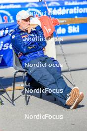 19.10.2024, Arcon, France (FRA): Jean Paul Giachino (FRA), coach Team France - Biathlon Samse Summer Tour, sprint, Arcon (FRA). www.nordicfocus.com. © Manzoni/NordicFocus. Every downloaded picture is fee-liable.