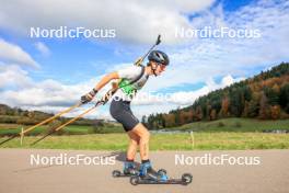 19.10.2024, Arcon, France (FRA): Axel Berrez Portier (FRA) - Biathlon Samse Summer Tour, sprint, Arcon (FRA). www.nordicfocus.com. © Manzoni/NordicFocus. Every downloaded picture is fee-liable.