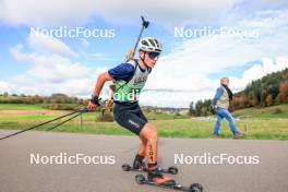 19.10.2024, Arcon, France (FRA): Cyprien Mermillod Blardet (FRA) - Biathlon Samse Summer Tour, sprint, Arcon (FRA). www.nordicfocus.com. © Manzoni/NordicFocus. Every downloaded picture is fee-liable.