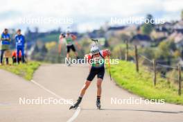 19.10.2024, Arcon, France (FRA): Leo Carlier (FRA) - Biathlon Samse Summer Tour, sprint, Arcon (FRA). www.nordicfocus.com. © Manzoni/NordicFocus. Every downloaded picture is fee-liable.