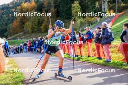 19.10.2024, Arcon, France (FRA): Ludmilla Roche (FRA) - Biathlon Samse Summer Tour, sprint, Arcon (FRA). www.nordicfocus.com. © Manzoni/NordicFocus. Every downloaded picture is fee-liable.