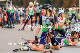 19.10.2024, Arcon, France (FRA): Fany Bertrand (FRA) - Biathlon Samse Summer Tour, sprint, Arcon (FRA). www.nordicfocus.com. © Manzoni/NordicFocus. Every downloaded picture is fee-liable.