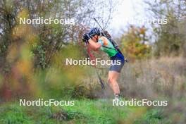 19.10.2024, Arcon, France (FRA): Camille Bened (FRA) - Biathlon Samse Summer Tour, sprint, Arcon (FRA). www.nordicfocus.com. © Manzoni/NordicFocus. Every downloaded picture is fee-liable.