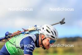 19.10.2024, Arcon, France (FRA): Emilien Jacquelin (FRA) - Biathlon Samse Summer Tour, sprint, Arcon (FRA). www.nordicfocus.com. © Manzoni/NordicFocus. Every downloaded picture is fee-liable.