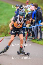 19.10.2024, Arcon, France (FRA): Samuel Imwinkelried (SUI) - Biathlon Samse Summer Tour, sprint, Arcon (FRA). www.nordicfocus.com. © Manzoni/NordicFocus. Every downloaded picture is fee-liable.