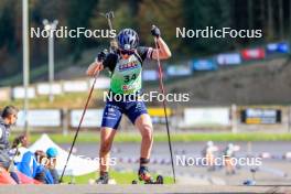 19.10.2024, Arcon, France (FRA): Chloe Chevalier (FRA) - Biathlon Samse Summer Tour, sprint, Arcon (FRA). www.nordicfocus.com. © Manzoni/NordicFocus. Every downloaded picture is fee-liable.