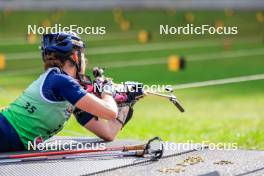 19.10.2024, Arcon, France (FRA): Lou Jeanmonnot (FRA) - Biathlon Samse Summer Tour, sprint, Arcon (FRA). www.nordicfocus.com. © Manzoni/NordicFocus. Every downloaded picture is fee-liable.