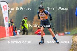 19.10.2024, Arcon, France (FRA): Bjorn Manceau-Baron (FRA) - Biathlon Samse Summer Tour, sprint, Arcon (FRA). www.nordicfocus.com. © Manzoni/NordicFocus. Every downloaded picture is fee-liable.