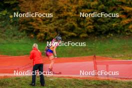 19.10.2024, Arcon, France (FRA): Elsa Bouillet (FRA) - Biathlon Samse Summer Tour, sprint, Arcon (FRA). www.nordicfocus.com. © Manzoni/NordicFocus. Every downloaded picture is fee-liable.