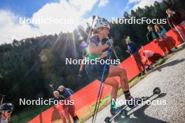 19.10.2024, Arcon, France (FRA): Maya Cloetens (BEL) - Biathlon Samse Summer Tour, sprint, Arcon (FRA). www.nordicfocus.com. © Manzoni/NordicFocus. Every downloaded picture is fee-liable.