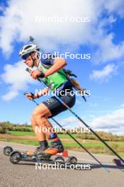 19.10.2024, Arcon, France (FRA): Cyprien Mermillod Blardet (FRA) - Biathlon Samse Summer Tour, sprint, Arcon (FRA). www.nordicfocus.com. © Manzoni/NordicFocus. Every downloaded picture is fee-liable.