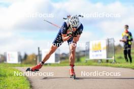 19.10.2024, Arcon, France (FRA): Emilien Jacquelin (FRA) - Biathlon Samse Summer Tour, sprint, Arcon (FRA). www.nordicfocus.com. © Manzoni/NordicFocus. Every downloaded picture is fee-liable.